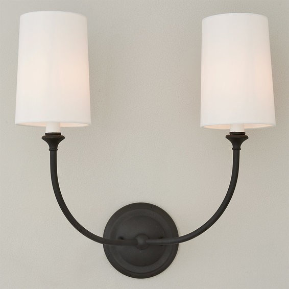 Modern Charleston Wall Sconce - 2 Light | Shades of Light