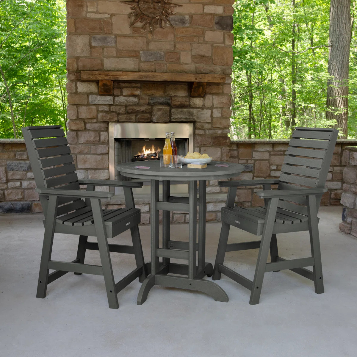 Dovecove Machado 2-Person 36" Round, Counter-Height Dining Set & Reviews | Wayfair | Wayfair North America