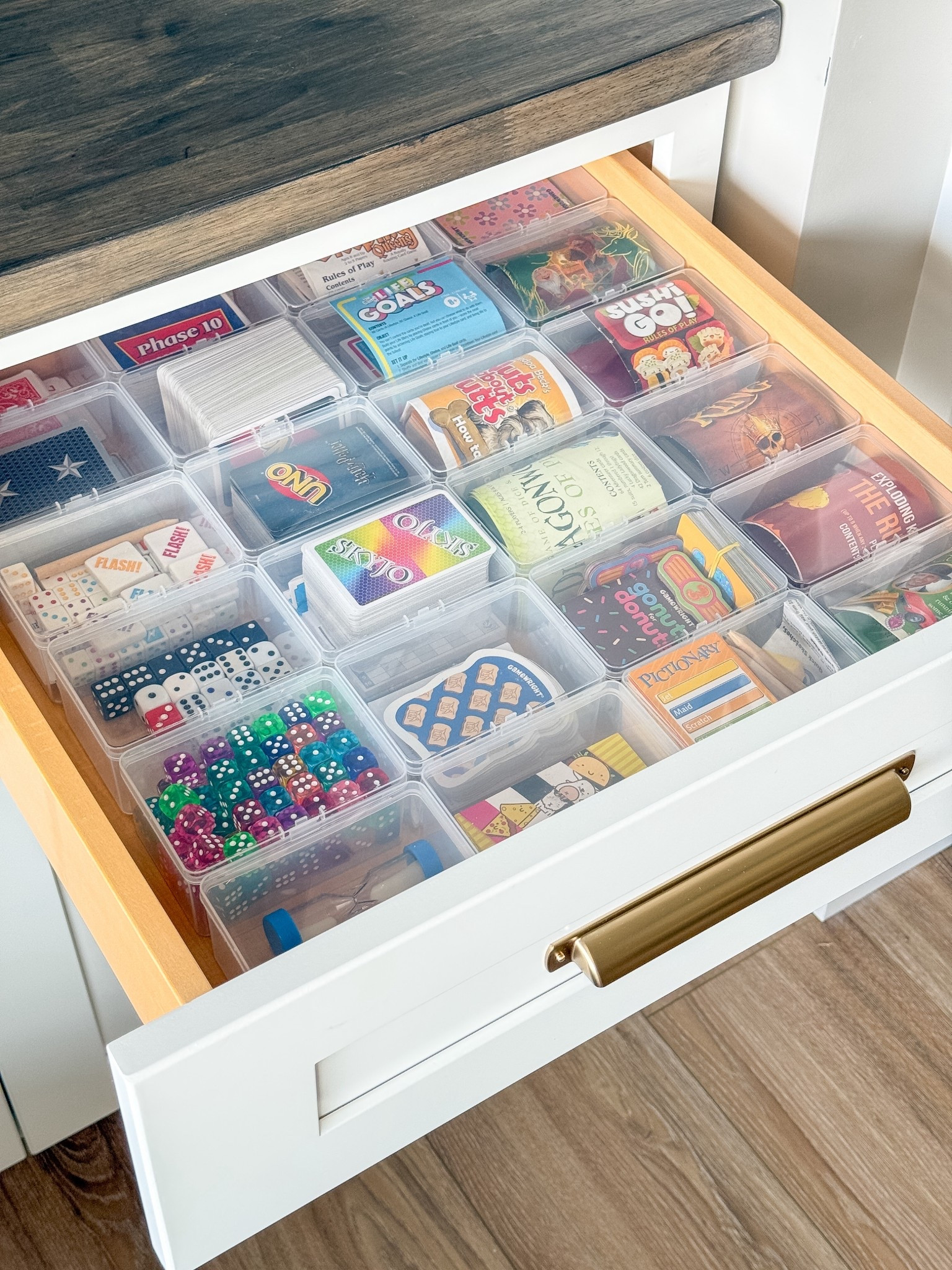 Card games, but make them organized! 🃏✨
These clear storage boxes have completely changed the way we store our family games. They fit multiple decks and dice, keep everything from getting crushed, and make packing for game nights or trips so much easier.
If you’ve got random card games floating around, this is your sign to give them a tidy new home.

organized home, game night ideas, family organization, storage solutions, clear storage boxes, card game storage, travel games, organized family life, home organization, decluttering ideas

#LTKSeasonal #LTKFamily #LTKHome