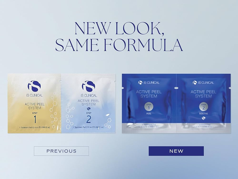 iS CLINICAL Active Peel System, two-step gentle at-home peel system for face Exfoliation | Amazon (US)