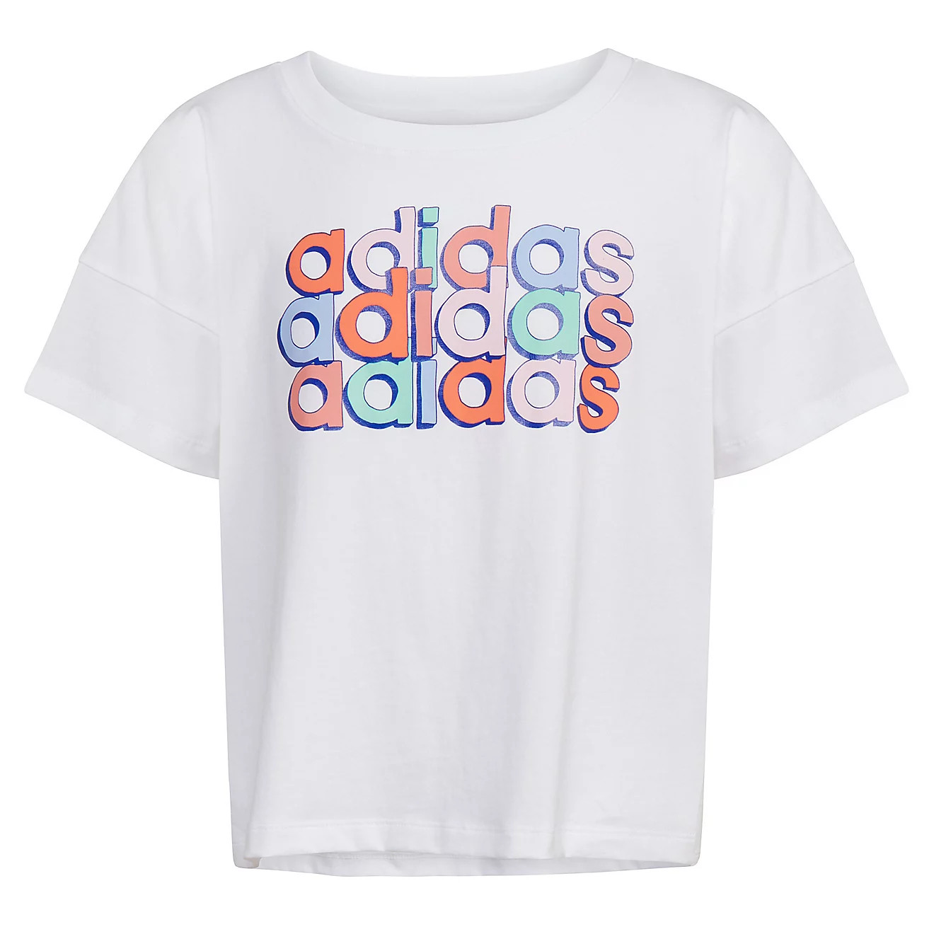 adidas Girls' Loose Box Short Sleeve T-shirt | Academy | Academy Sports + Outdoors