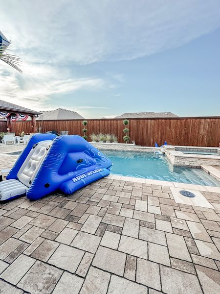 Our pool slide! The kids love it. Comes in blue and red too!

#LTKfamily #LTKkids #LTKSeasonal