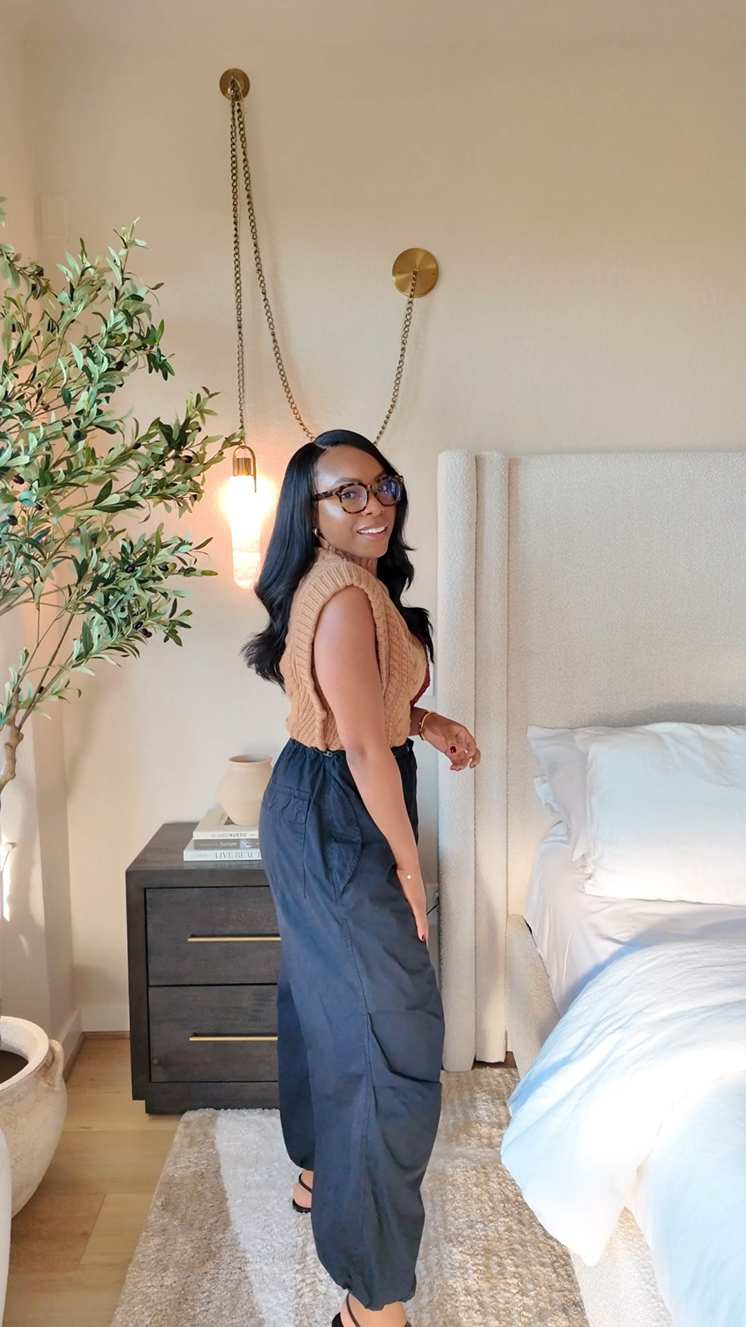 Prioritizing comfort over anything else > heading to a concert but I wanted to keep things simple. Sweater vest, loose cargo pants and pointed flats got the job done! Obsessed with this casual, chic fit 😍

#LTKWatchNow #LTKFindsUnder50 #LTKStyleTip