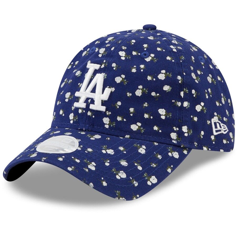 Los Angeles Dodgers New Era Women's Floral 9TWENTY Adjustable Hat - Royal | Fanatics