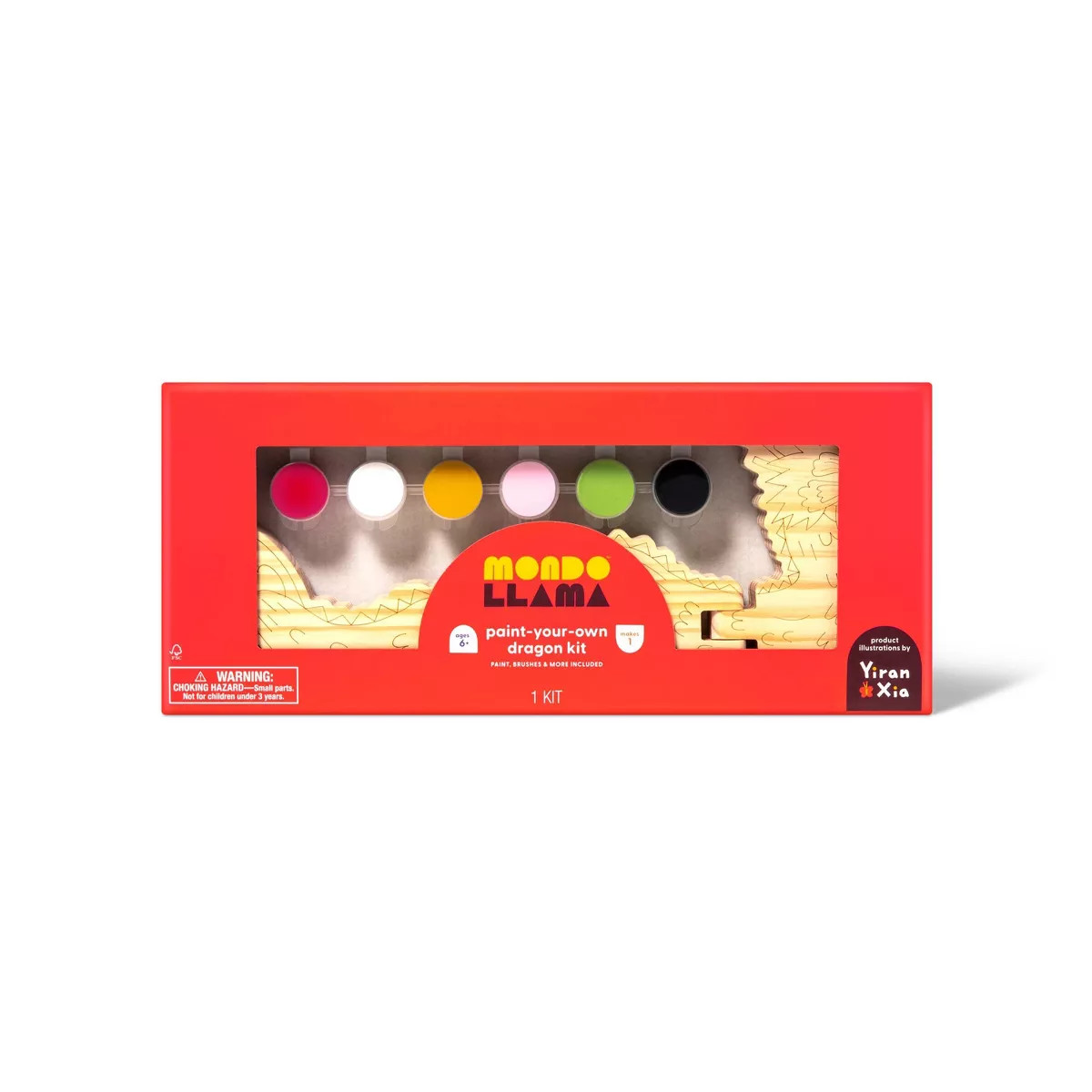 Paint-Your-Own Lunar New year Wood Dragon Kit  - Mondo Llama™ | Target