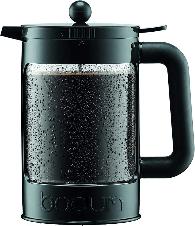 Bodum K11683-01WM Bean Cold Brew Coffee Maker, 51 Oz, Jet Black | Amazon (US)