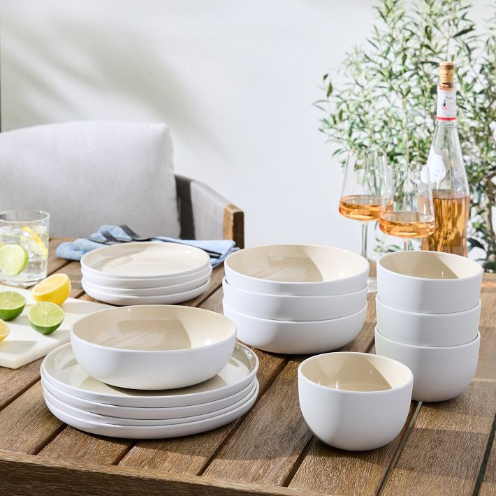 Kaloh Melamine Outdoor Dinnerware Collection | West Elm (US)