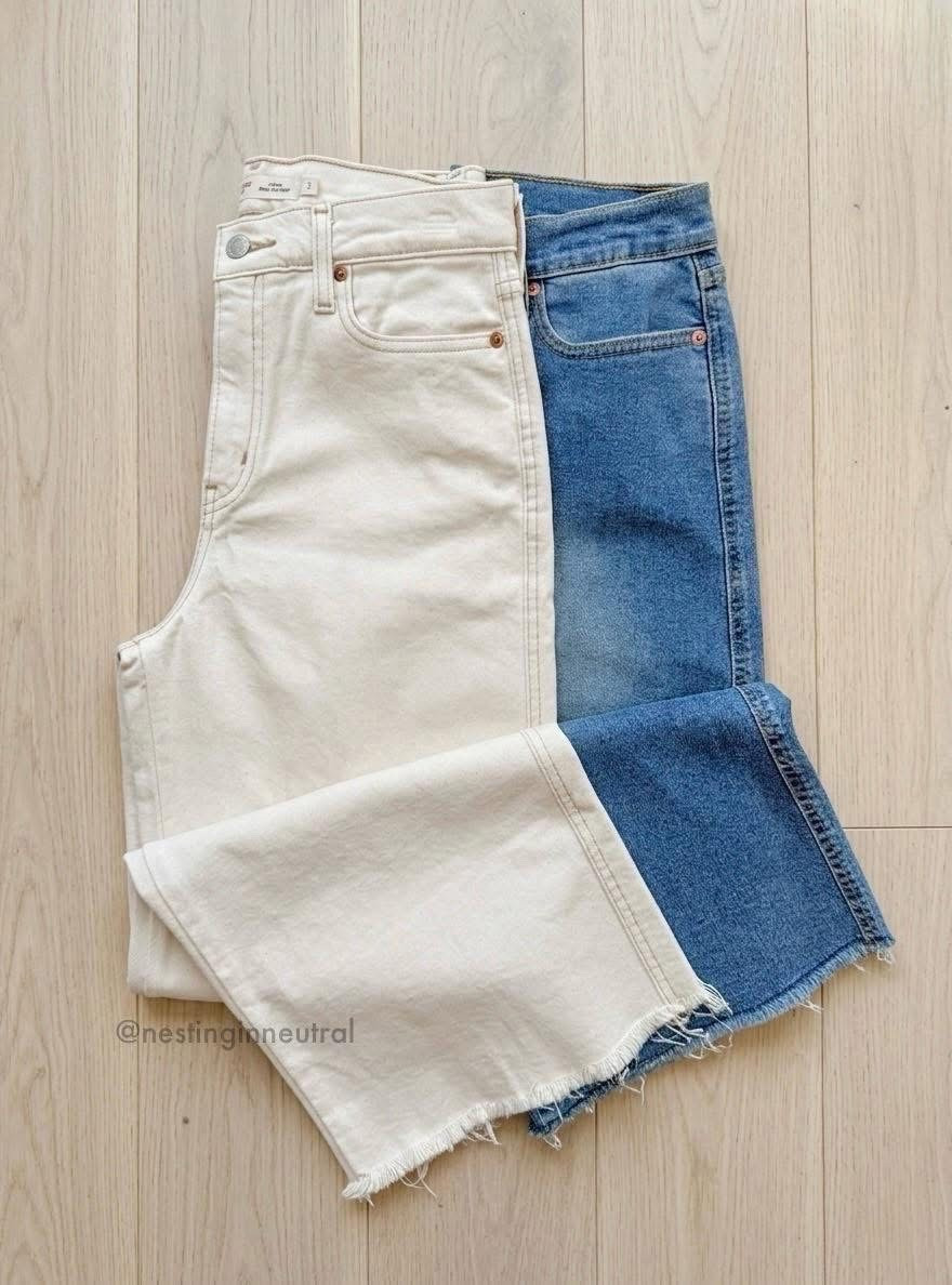 New Levi’s 😍 The fit is SO good— cutest wide leg and the perfect length for sandals. Already a best seller… wait until you see the price 👀 SIZES ARE GOING FAST! 

Denim, jeans, clothing

#LTKU #LTKSaleAlert #LTKWorkwear