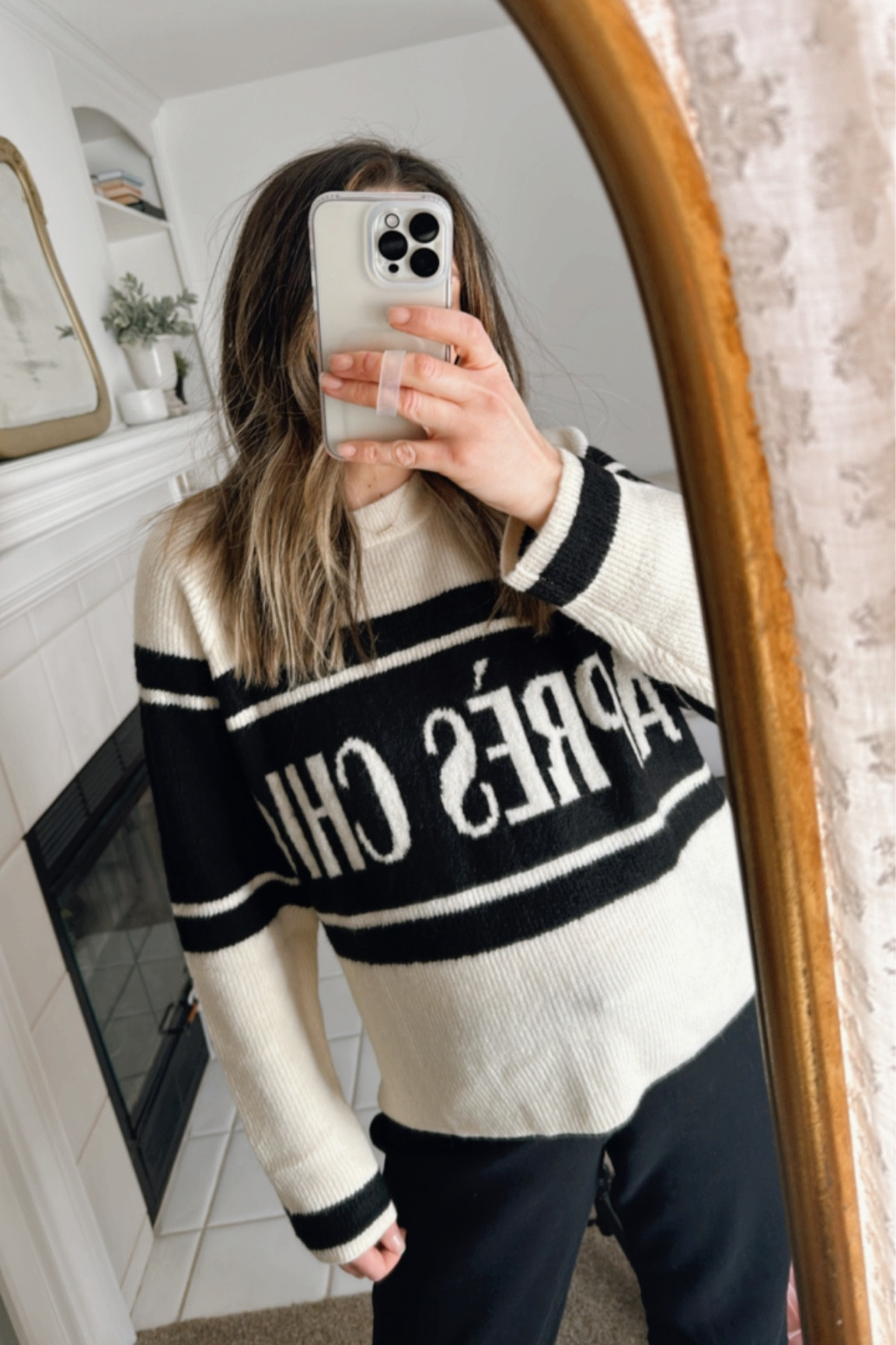 Cozy sweater for these cold months. Size up for a looser fit  Designer dupe. Casual chic. Everyday style. Winter style. Neutral style. Holiday style. Bump style. Oversized sweater. 

#LTKstyletip #LTKfindsunder50 #LTKHoliday