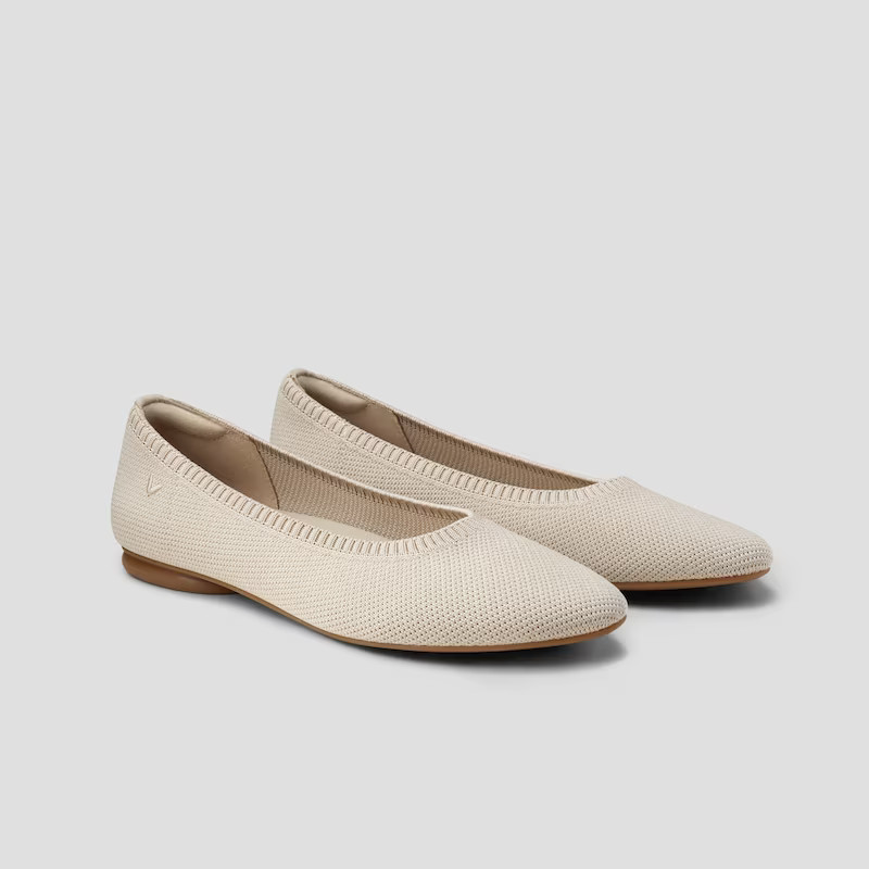 Almond-Toe Ballet Flats (Tamia 2.0) | VIVAIA