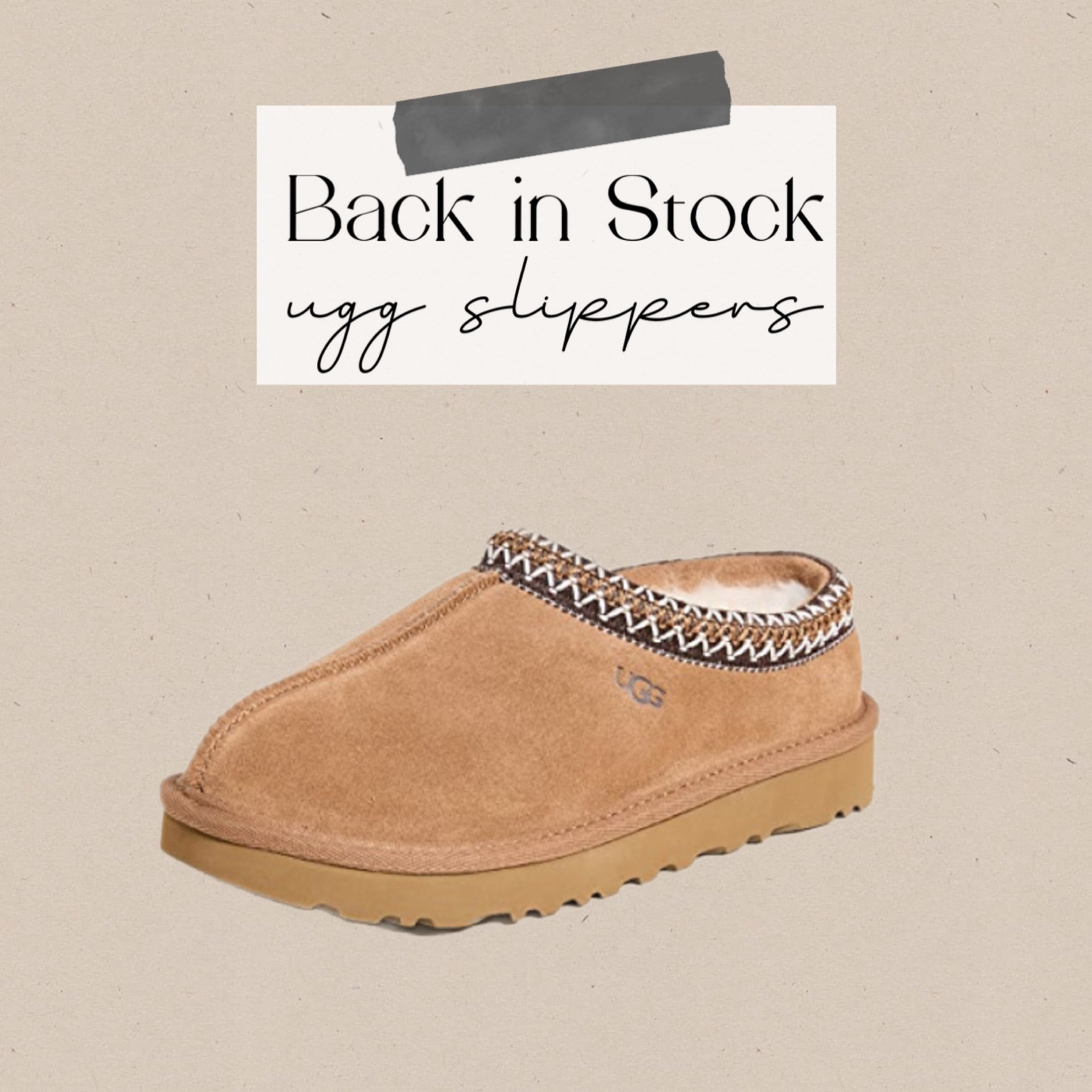 favorite slippers back in stock | Ugg slippers 

#LTKshoecrush