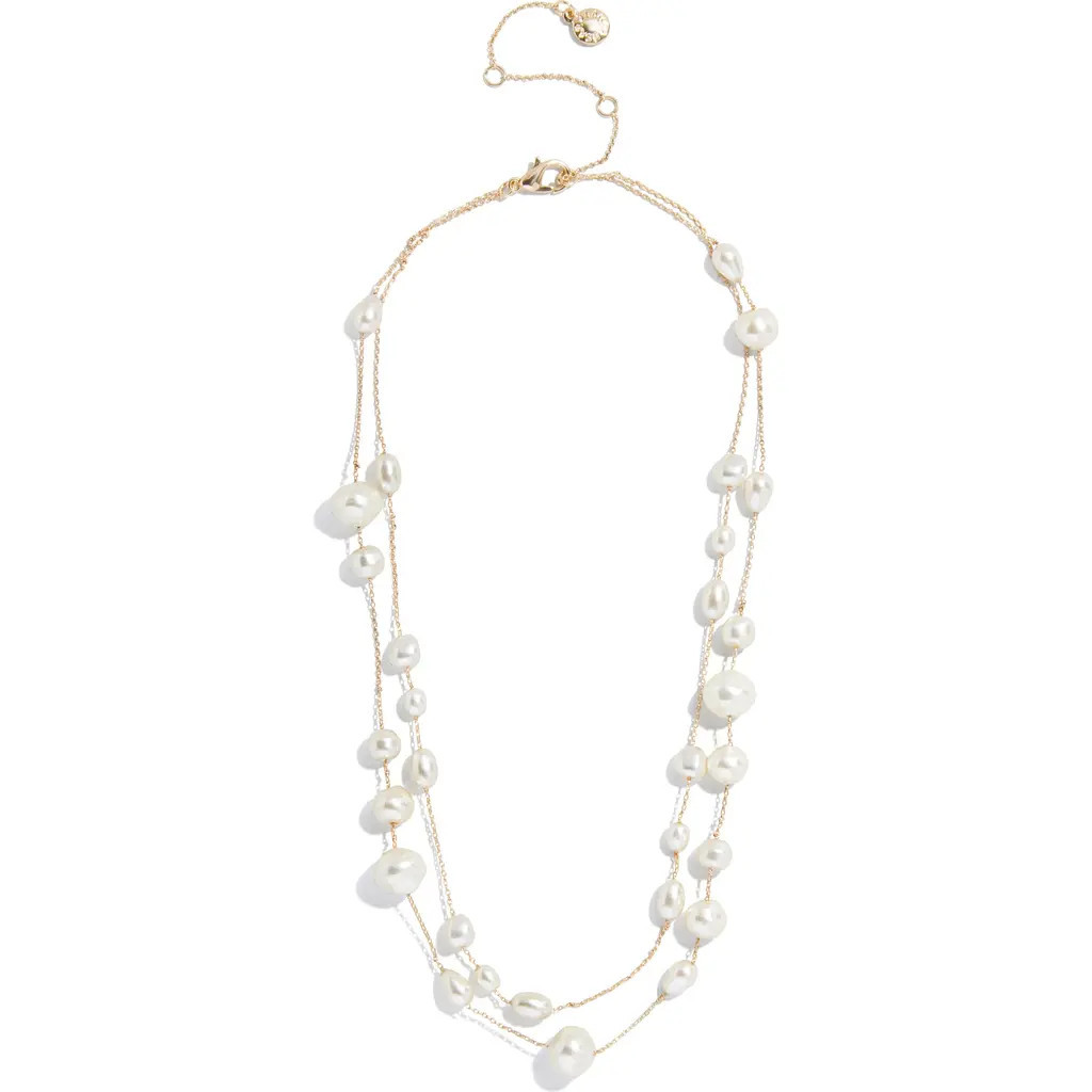 BaubleBar Blair Layered Faux Pearl Necklace at Nordstrom | Nordstrom