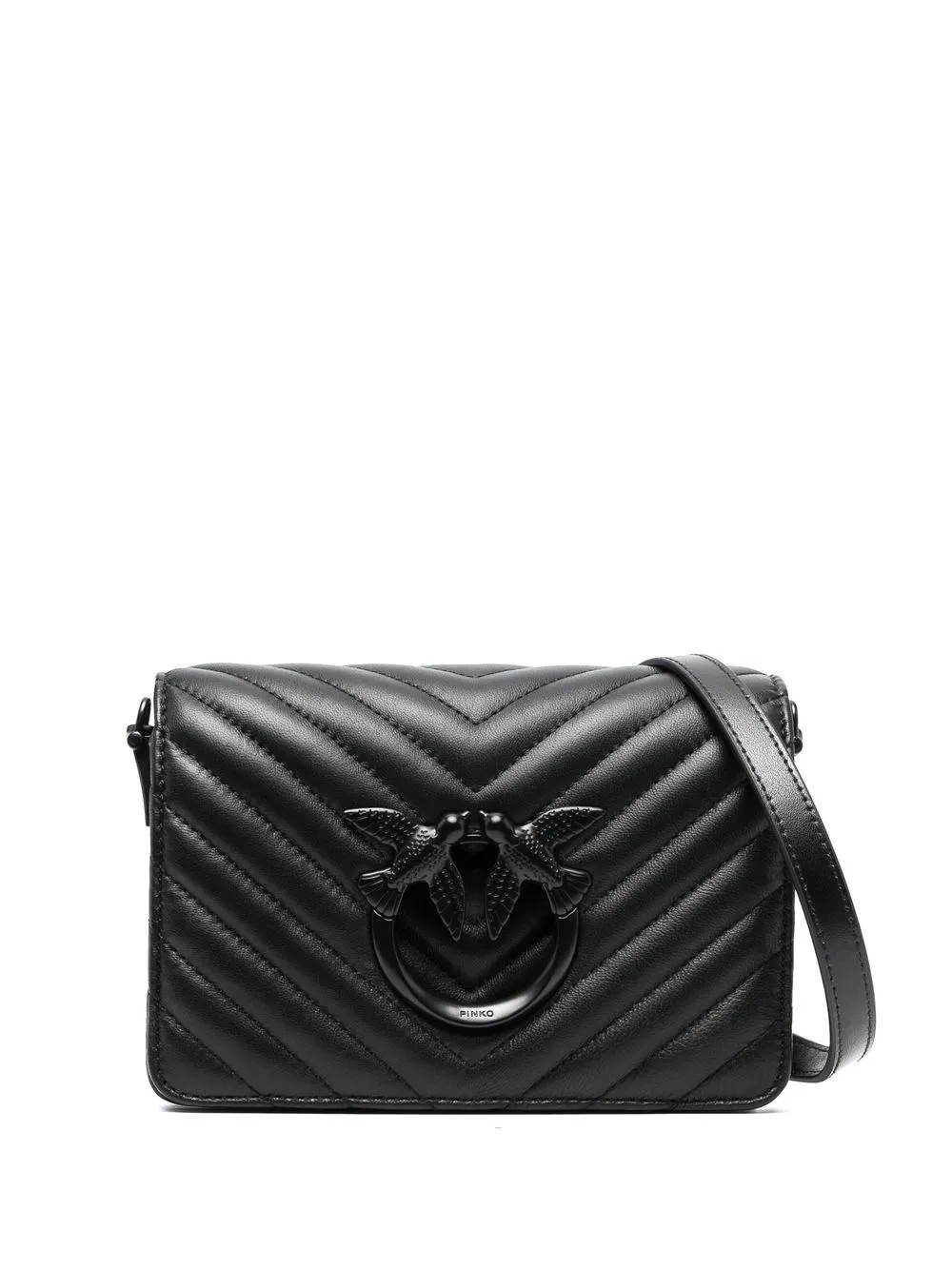 PINKO Borsa a Tracolla Con Placca Logo  - Farfetch | Farfetch Global