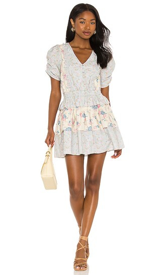 X REVOLVE Roth Dress in Pastel Lemon Blueberry | Revolve Clothing (Global)