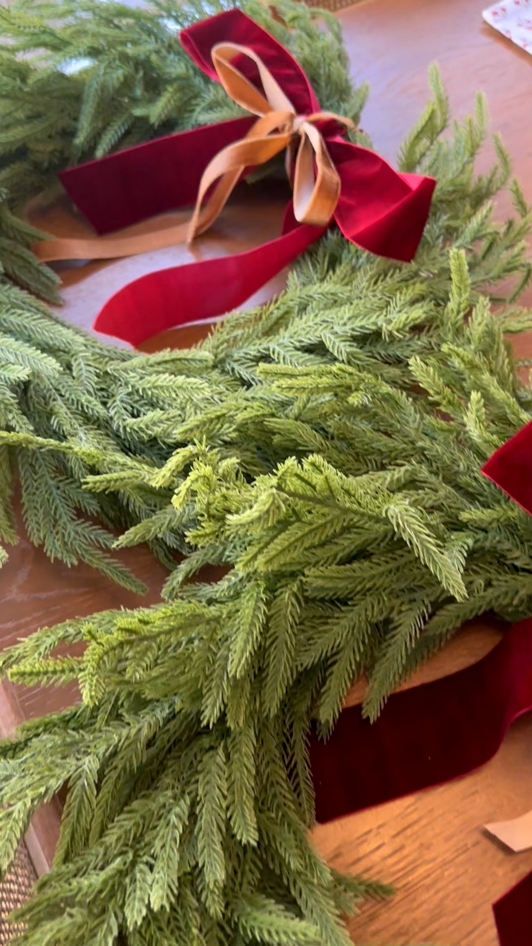 Simple Christmas wreath, added the burgundy velvet ribbon 🎄 

#LTKHoliday #LTKSeasonal #LTKFindsUnder50