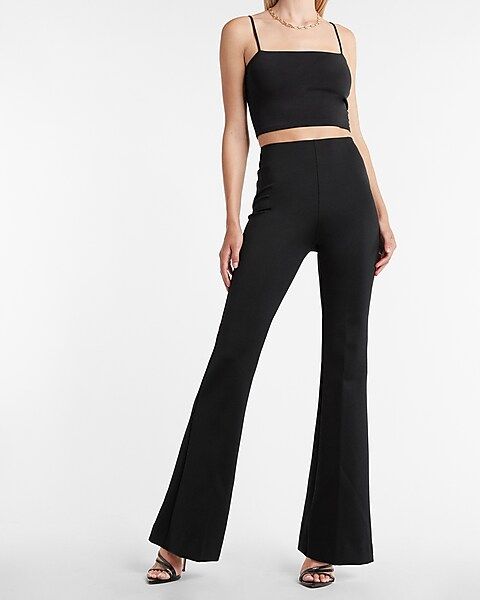 Super High Waisted Body Contour Flare Pant With Built-in Shapewear | Express