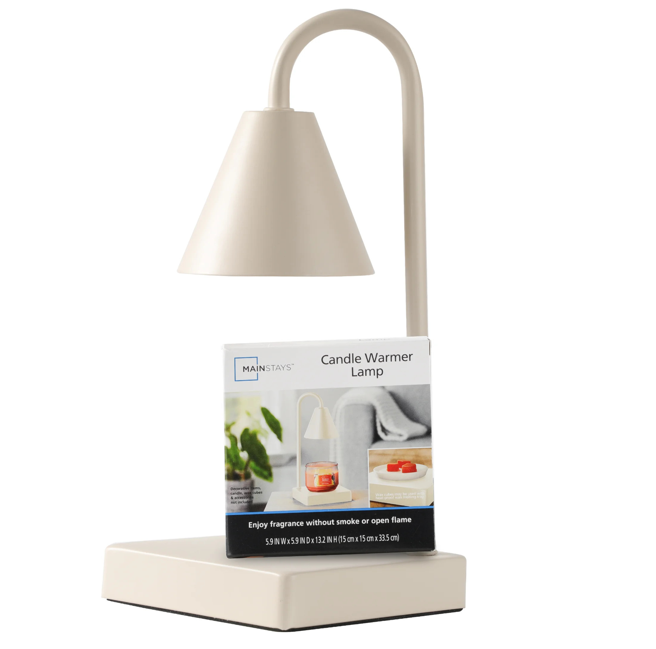 Mainstays Candle Warmer Lamp, Beige - Walmart.com | Walmart (US)