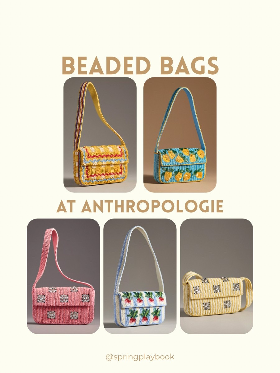 Trending for Spring & Summer: beaded bags!
With a dress or tshirt, these bags will elevate and add interest to any look!

Plaid: Warm & Clear
Lemons: Warm & Clear
Pink: Clear & Light
Radishes: Clear
Yellow: Light

#createdcolorful #createdcolorfulspring #hocspring #tcispring #pcaspring #lightspring #warmspring #truespring #brightspring #clearspring #paintboxspring #bluespring

#LTKFindsUnder100 #LTKStyleTip #LTKGiftGuide