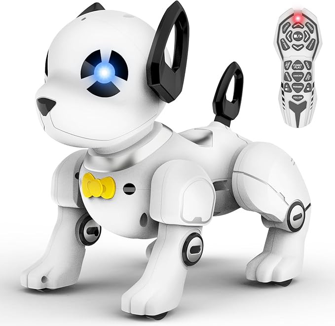 Remote Control Robot Dog Toy, RC Dog Programmable Smart Interactive Robotic Pets, RC Stunt Robot ... | Amazon (US)