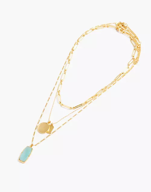 White Jade Necklace Set | Madewell