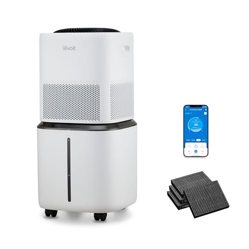 LEVOIT Superior 6000S Smart Evaporative Humidifiers for Home Whole House up to 3000ft², 23L, Last 72-Hour, Premium Filter, Dry Mode, Wheels & Water Fill Hose, Foldable Storage, Sleep Mode, New Edition | Amazon (US)