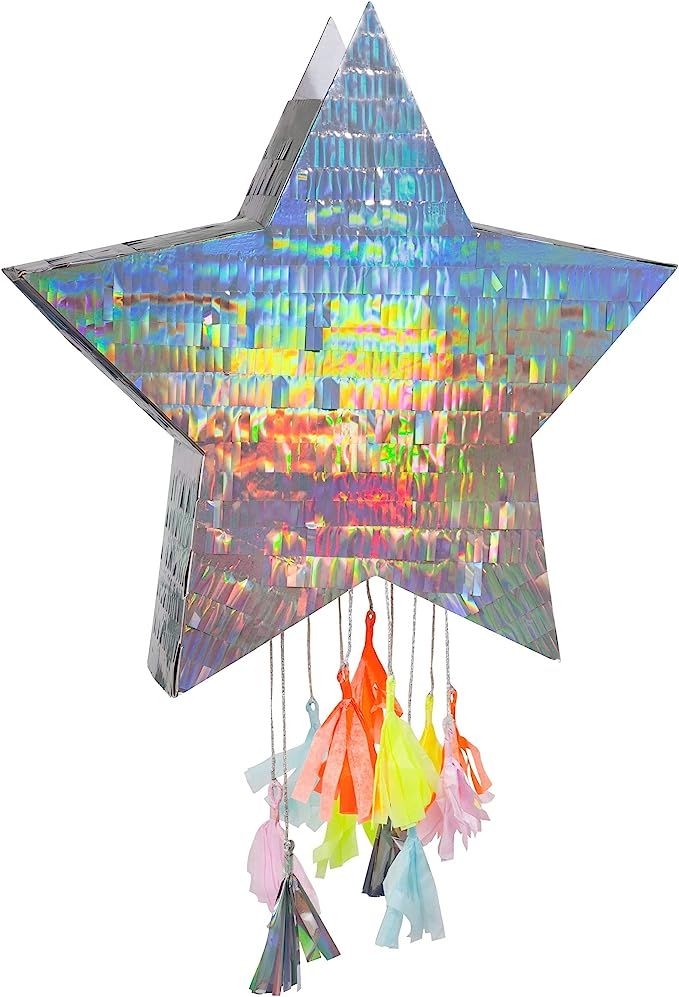 Meri Meri Silver Star Party Piñata (Pack of 1) | Amazon (US)