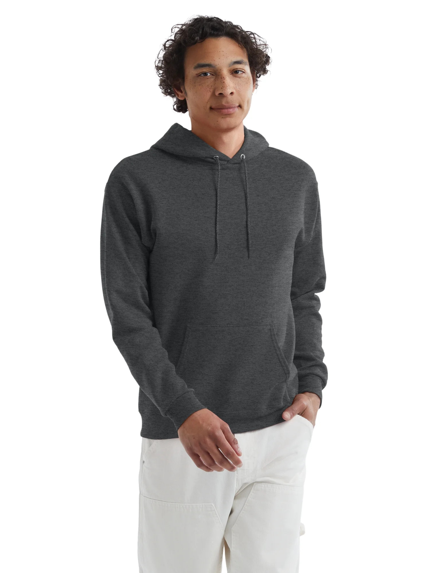 Hanes Men's & Big Men's EcoSmart Fleece Pullover Hoodie, up to 5XL | Walmart (US)