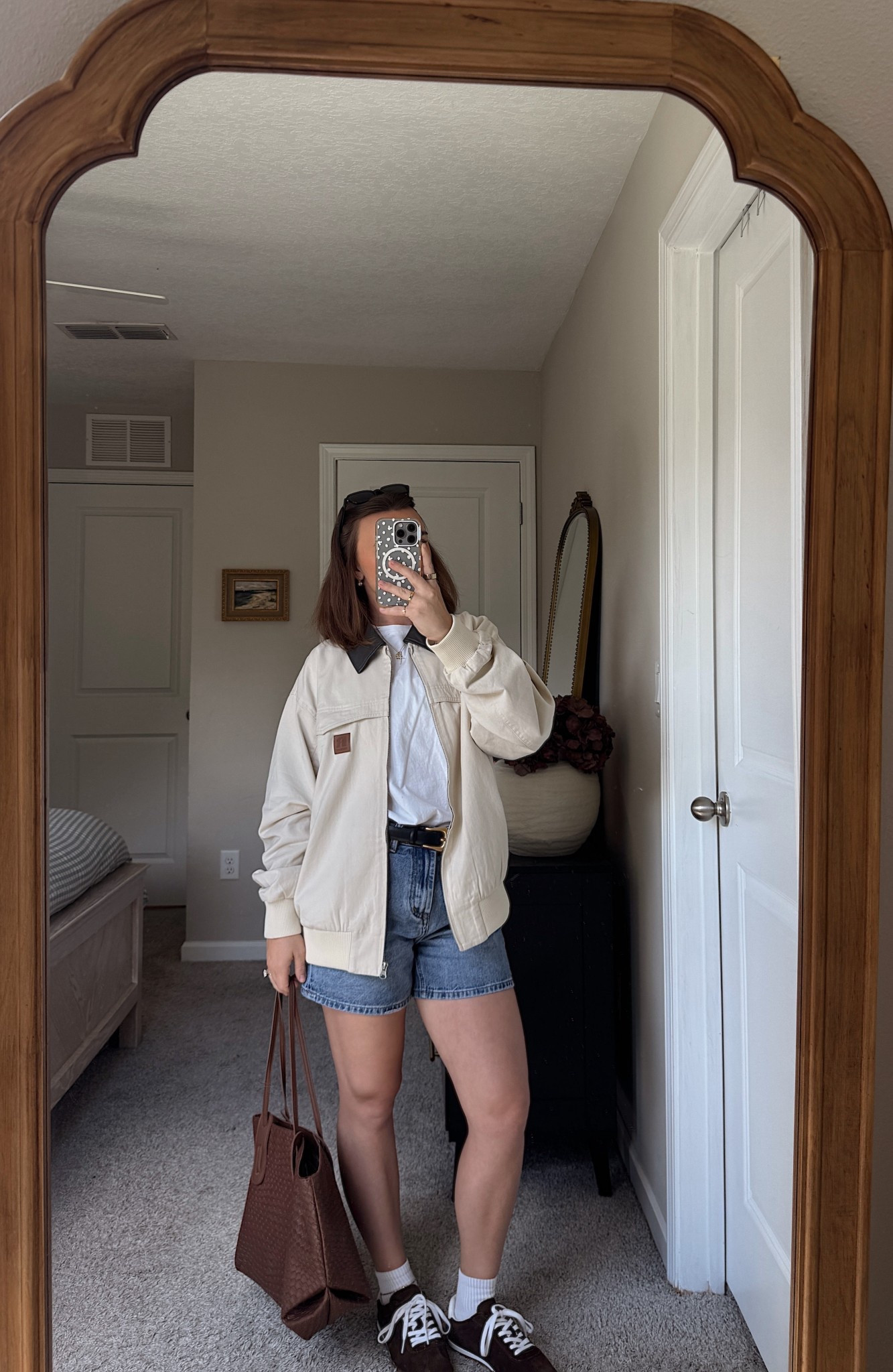 Jacket is F426 on my TikTok Shop but linked similar here. Everything is tts :) 

Casual fall outfit, early fall outfit, autumn outfit inspo, aesthetic style, Pinterest girl, styling, autumn pinterest inspired style, casual outfits, everyday style, outfit styling


#earlyfallstyle #casualfalloutfit #falloutfitinspo #ootdfall #fallstyle2025 #everydayoutfit #realoutfits #ootdreel #fallwardrobe

#LTKStyleTip #LTKFindsUnder50 #LTKSeasonal