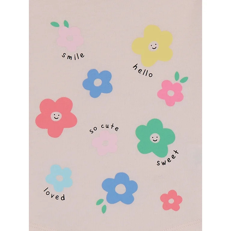 Garanimals Baby Girls Graphic Tee with Short Sleeves, Sizes 0-24M | Walmart (US)