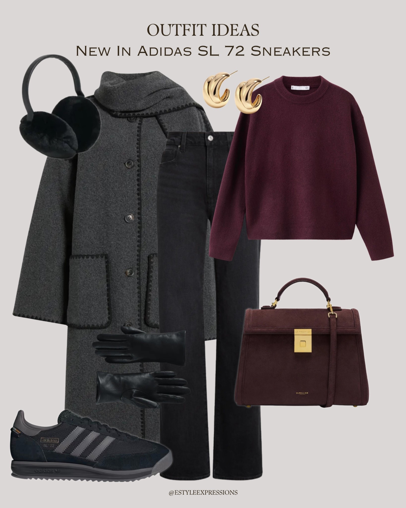 Winter and holiday outfit inspirations with New, Adidas SL 72 sneakers!👟🤎

#LTKSaleAlert #LTKHoliday #LTKFindsUnder100