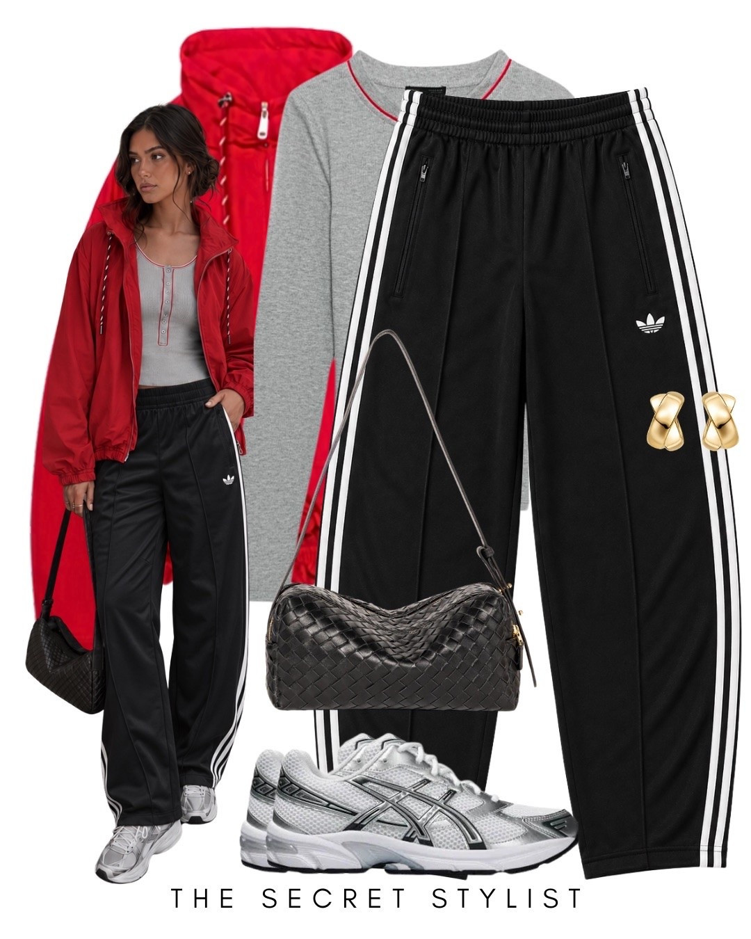 Adidas firebirds
Red bomber jacket

#LTKuk #LTKautumn #LTKstyletip