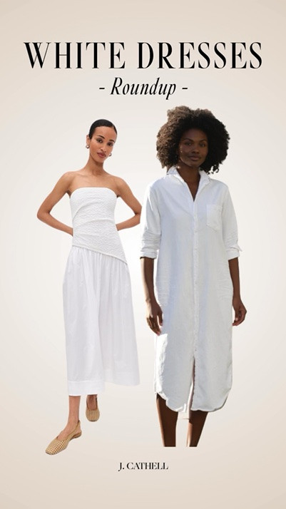 A good white dress is the unofficial uniform of summer ☀️🤍

From casual daytime styles to vacation-ready favorites and dresses perfect for brunch, beach dinners, bridal events, and everything in between, this roundup is filled with the white dresses I am loving right now.

Easy, timeless, and endlessly versatile, these are the pieces you'll reach for all season long—and probably for many summers to come.

Shop the full White Dress Roundup below. ✨ 

 #WhiteDress #SummerStyle #LTKStyle #LTKFinds #SummerFashion #VacationStyle #ResortWear #WhiteDressSeason #SummerWardrobe #ClassicStyle #EffortlessStyle #FashionFinds #VacationOutfits #StyleInspiration

#LTKSeasonal #LTKootd #LTKSeasonal #LTKOver40