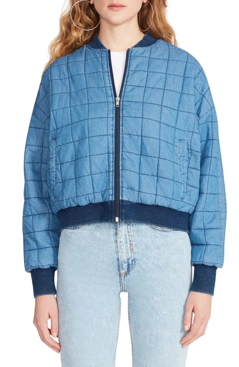 Denim Daddy Quilted Bomber Jacket | Nordstrom