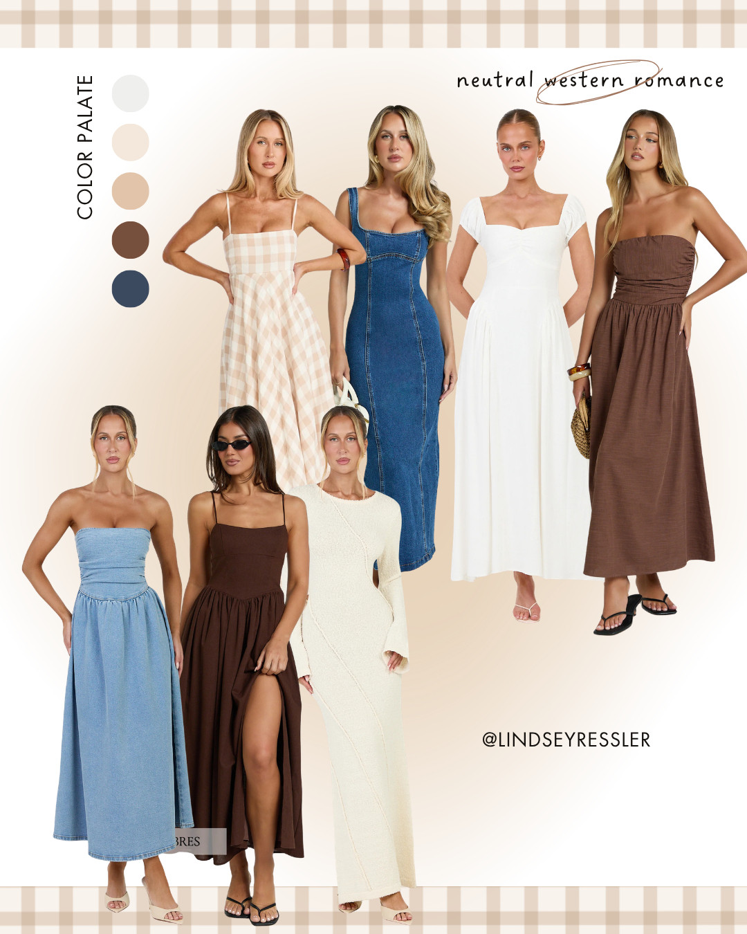 The neutral western romance edit 🤎✨
If you’re looking for the perfect dresses for fall family photos, these tones are so good. Think creamy neutrals, denim, chocolate brown + soft blue for that warm, timeless look that won’t feel dated in your photos. 🤍🤎🩵

I rounded up all the dress options for you!

#LTKStyle #FallFamilyPhotos #FamilyPhotoOutfits #FallOutfits #NeutralStyle #WesternStyle #FamilyPhotoIdeas #FallStyle #DressInspo #LTKFinds #showpo @showpo 

 #LTKootd #LTKSeasonal #LTKTall