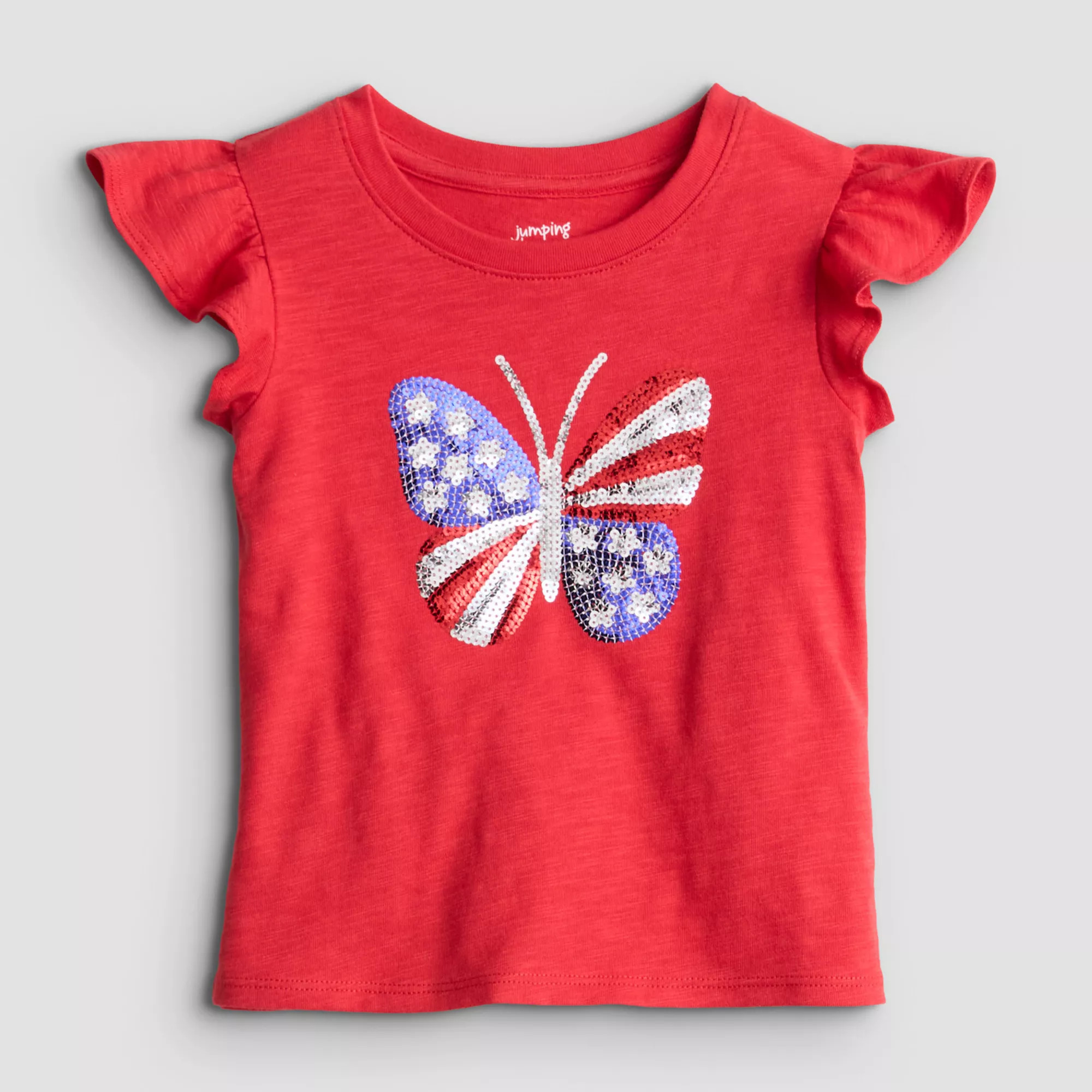Baby & Toddler Girl Jumping Beans® Flutter Embellished Tee | Kohl's