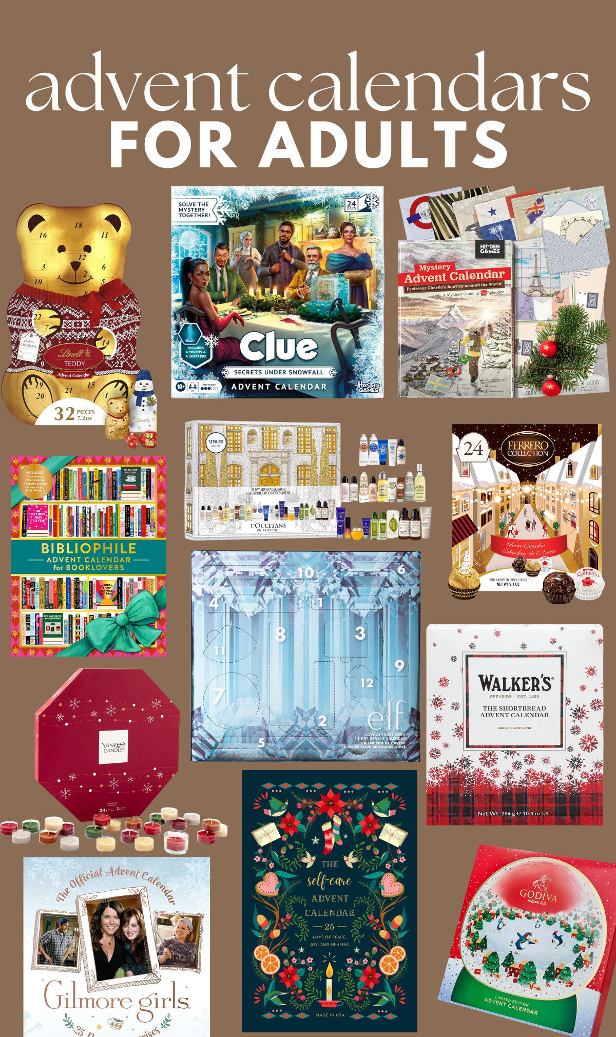 Advent calendars for adults!  

 #LTKGiftGuide #LTKHoliday #LTKSeasonal
