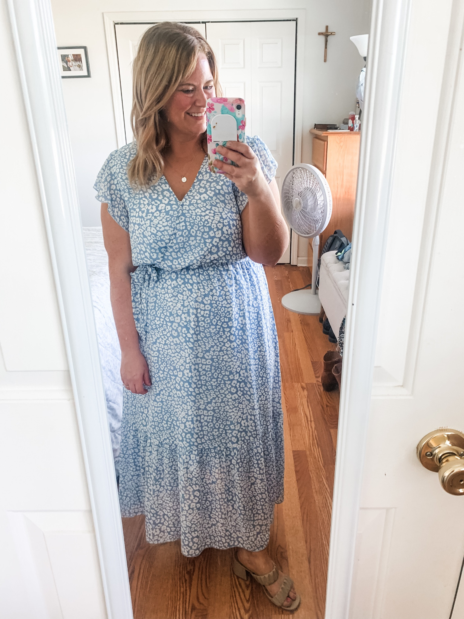 Church outfit!  This maxi dress is from Amazon and is so comfy.  I wore it to a wedding a couple of summers ago and it’s a perfect wedding guest dress! 

#LTKFindsUnder50 #LTKWedding #LTKMidsize