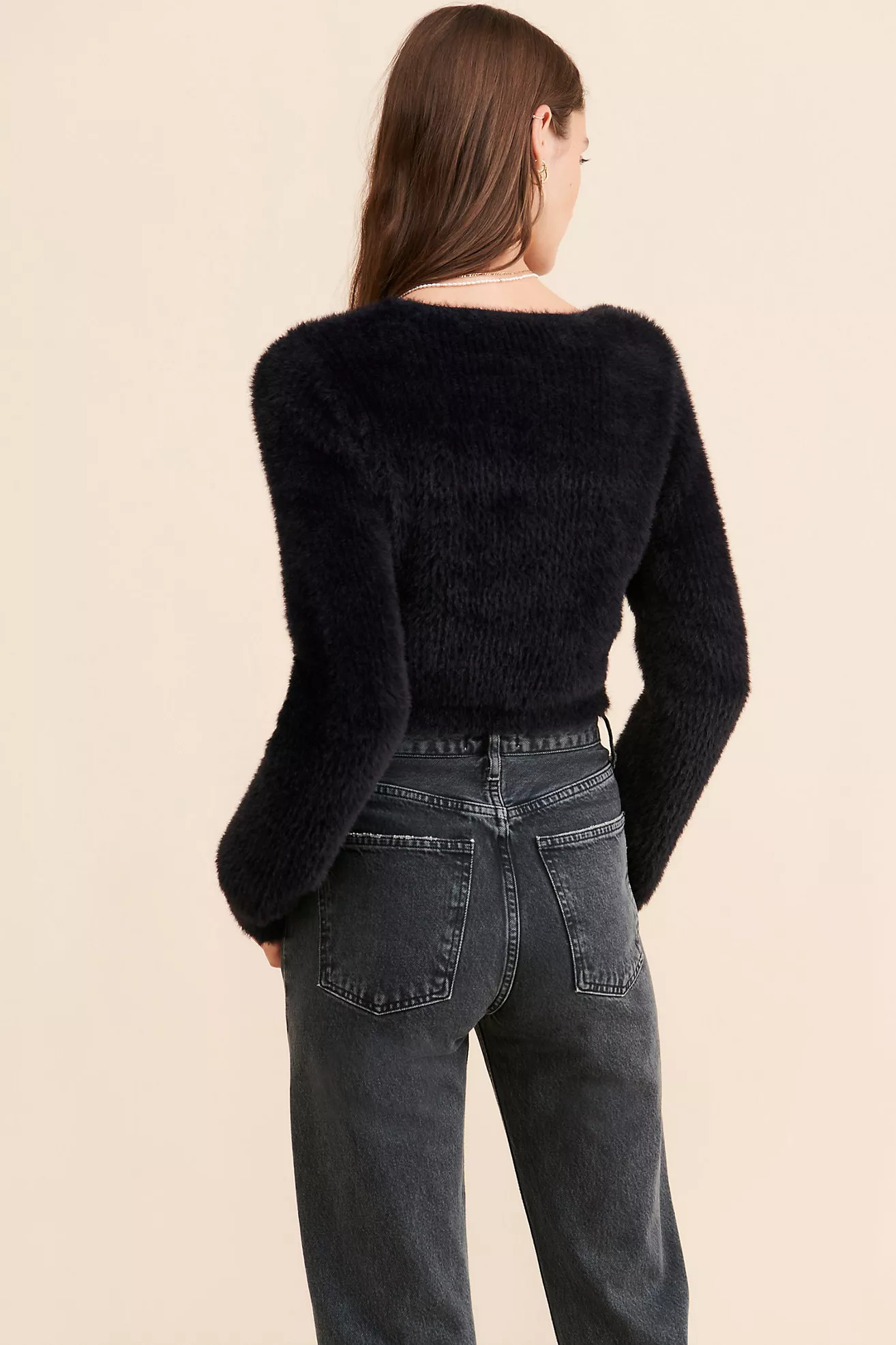 Oval Square Young Fuzzy Sweater | Anthropologie (US)