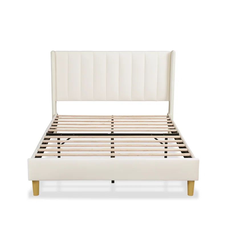 Deeb Upholstered Wingback Bed | Wayfair North America