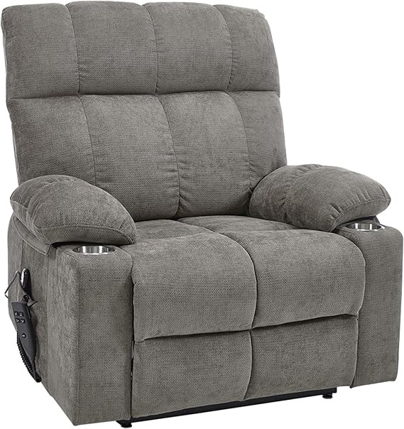 Oversized Recliner Electric Lift Chair, Power Lift Recliner for Big and Tall, 180° Lay-Flat and ... | Amazon (US)