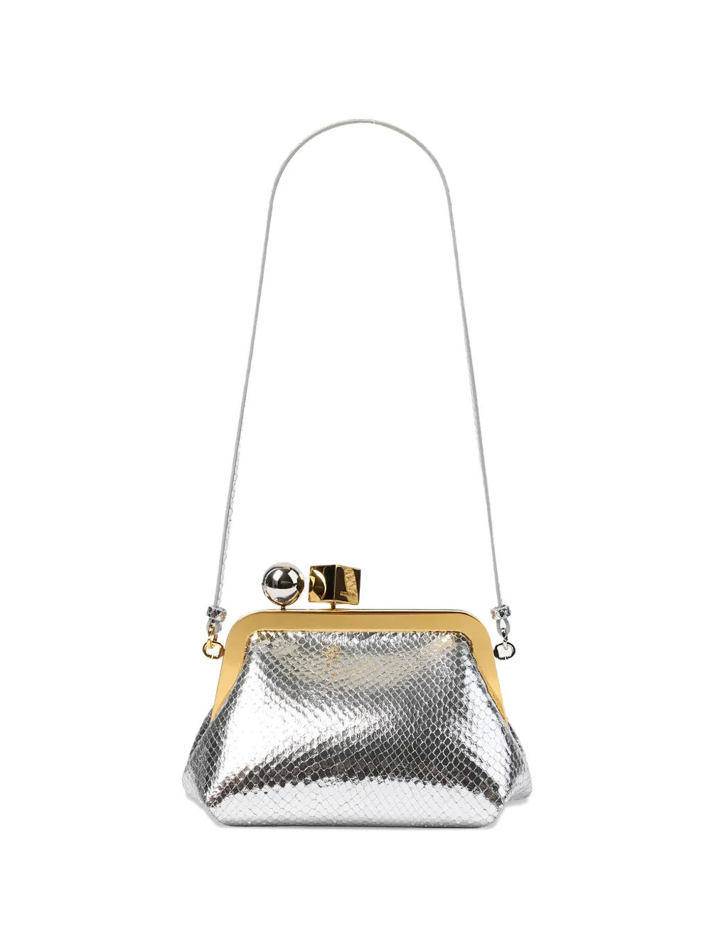 Jacquemus small Berlingot shoulder bag - Silver | Farfetch Global
