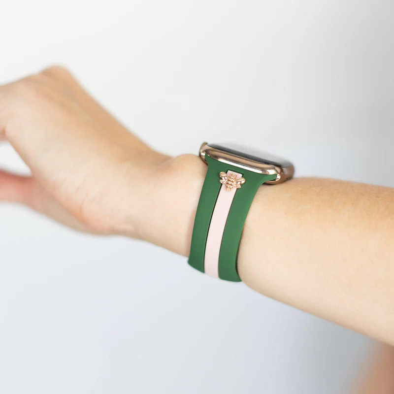 Honey Bee Me Pink and Green Apple Band | StrawberryAvocados