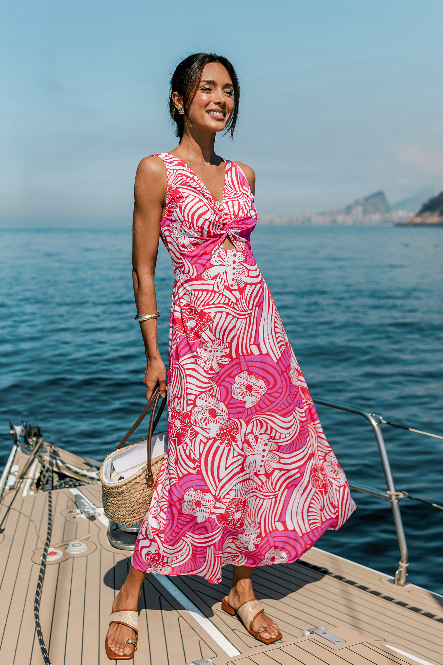 Sky Painting Tropical Maxi Dress | Cupshe US