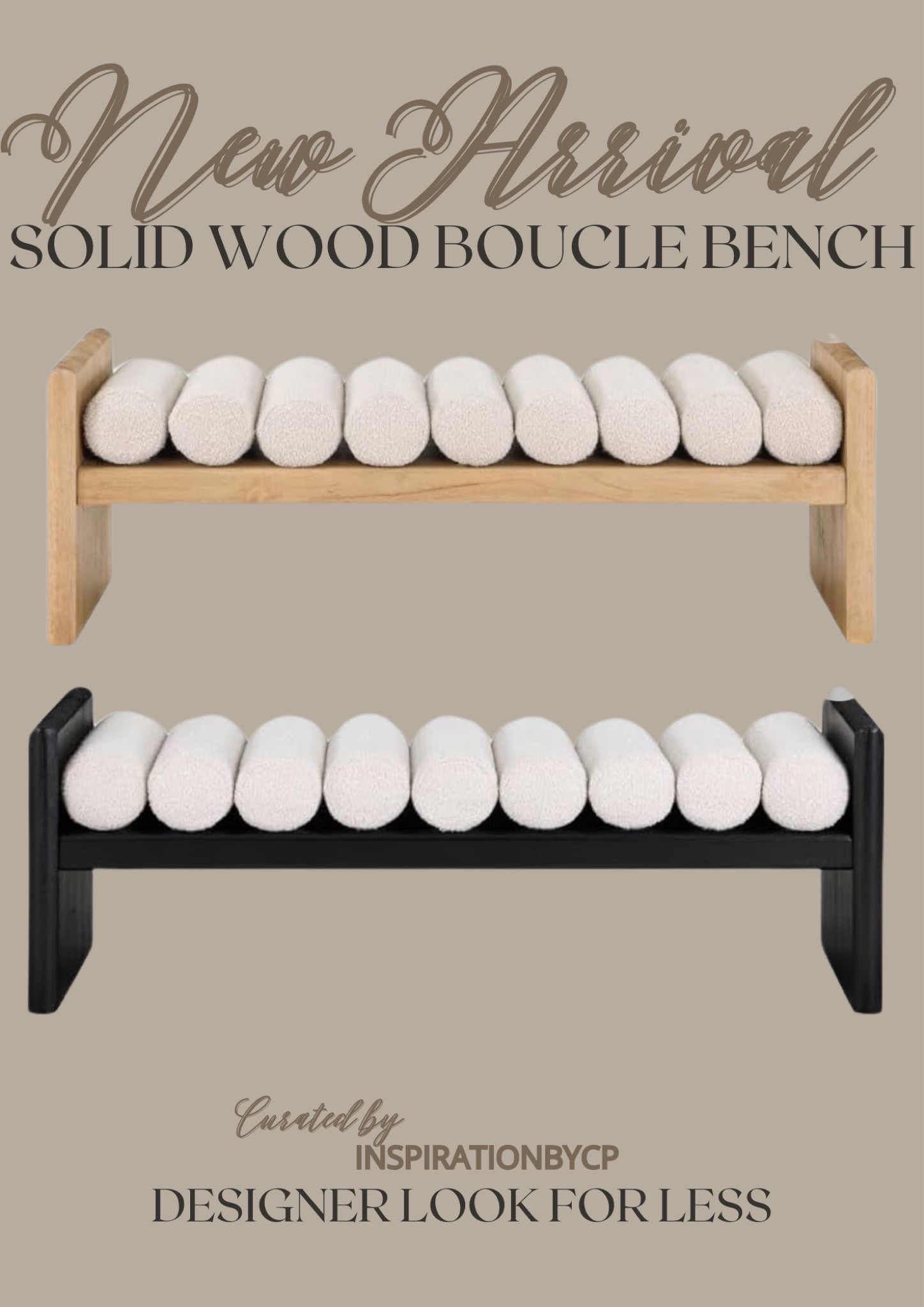 MODERN ENTRYWAY BENCH
Organic modern, entryway table, ottoman, solid wood, Amazon home, found it on Amazon, modern  furniture, Amazon find, affordable home decor, look for less

#LTKSaleAlert #LTKHome