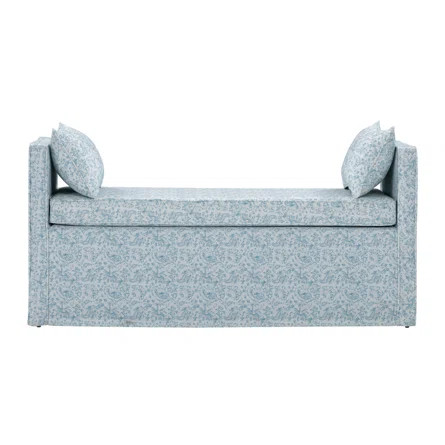 Elegance Annaliese Linen Bench For Bedroom Living Room | Wayfair North America