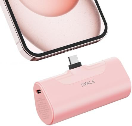 iWALK Portable Charger for iPhone 17/16/15 USB-C Small Power Bank 20W 4,500mAh Fast Charging Batt... | Amazon (US)