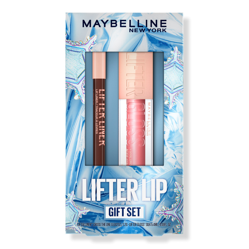 Maybelline Lifter Liner + Lifter Gloss Lip Holiday Gift Set - Cross The Line and Silk | Ulta