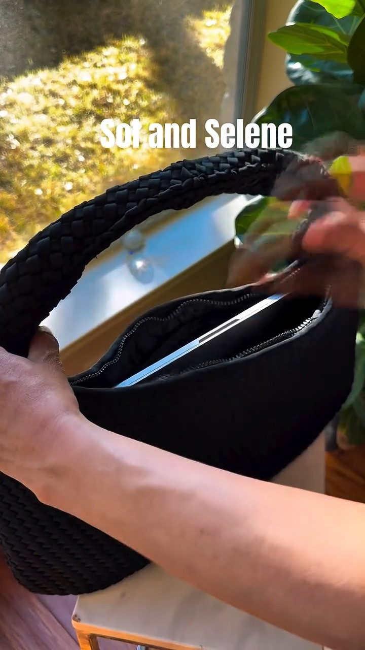 I have been elevating my accessory game with these visionary gems from ⚠️ @solandselene
.
Where dreams weave into reality and inspiration strikes with every stride💫✨🌟

1. 🖤 Dare to Dream - Large Woven Denim Hobo in Black 
  This audacious oversized icon, masterfully crafted from sumptuous 100% Neoprene in a captivating woven texture, dares you to defy convention with its generously cavernous silhouette a true haven for the modern nomad’s treasures! 😍 
.
 - 📏 Epic Proportions: 18.875” L × 2.75” W × 17.125” H for boundless carrying capacity. 
 - 🔒 Secure Style: Top zip closure keeps your world locked in luxury. 
 - 🛡️ Inner Sanctuary: Plush fabric-lined interior with 1 zip pocket for confidential keepsakes and 2 slip pockets for seamless organization. 
  Imagine draping it over your shoulder for a bohemian brunch rendezvous or slinging it casually for urban explorations; its versatile hobo shape morphs from laid-back leisure to elevated elegance, infusing every ensemble with a whisper of rebellious sophistication and tactile intrigue that commands attention without uttering a word. Whether you’re channeling vintage vibes or contemporary cool, this piece is the ultimate canvas for your sartorial storytelling, empowering you to dream bigger and carry bolder. 😎🚀
.
2. 🌫️ Inspiration Woven Neoprene Crossbody in Gray 
  Channel your inner muse with this sleek, water-resistant neoprene marvel, ingeniously woven to marry high-fashion flair with unyielding practicality in a compact yet commanding form the quintessential companion for the visionary on the move! ✨ 
.
 - 📏 Sleek Dimensions: 8.5” L × 2.8” W × 5.6” H for on-the-go grace. 
 - 🔒 Effortless Access: Top zip closure flanked by 2 exterior side pockets for sly, quick-stash secrets. 
 - 🛡️ Custom Comfort: Adjustable shoulder strap tailors to your silhouette for hands-free freedom. 
 - 🛡️ Organized Oasis: Interior with 1 slip pocket and 1 zip pocket to cradle your essentials flawlessly. 

Comment BAG below to receive a DM with the link to this post on my LTK ⬇ https://liketk.it/5UccS

.
#solandselene #DareToDream #FindYourInspiration