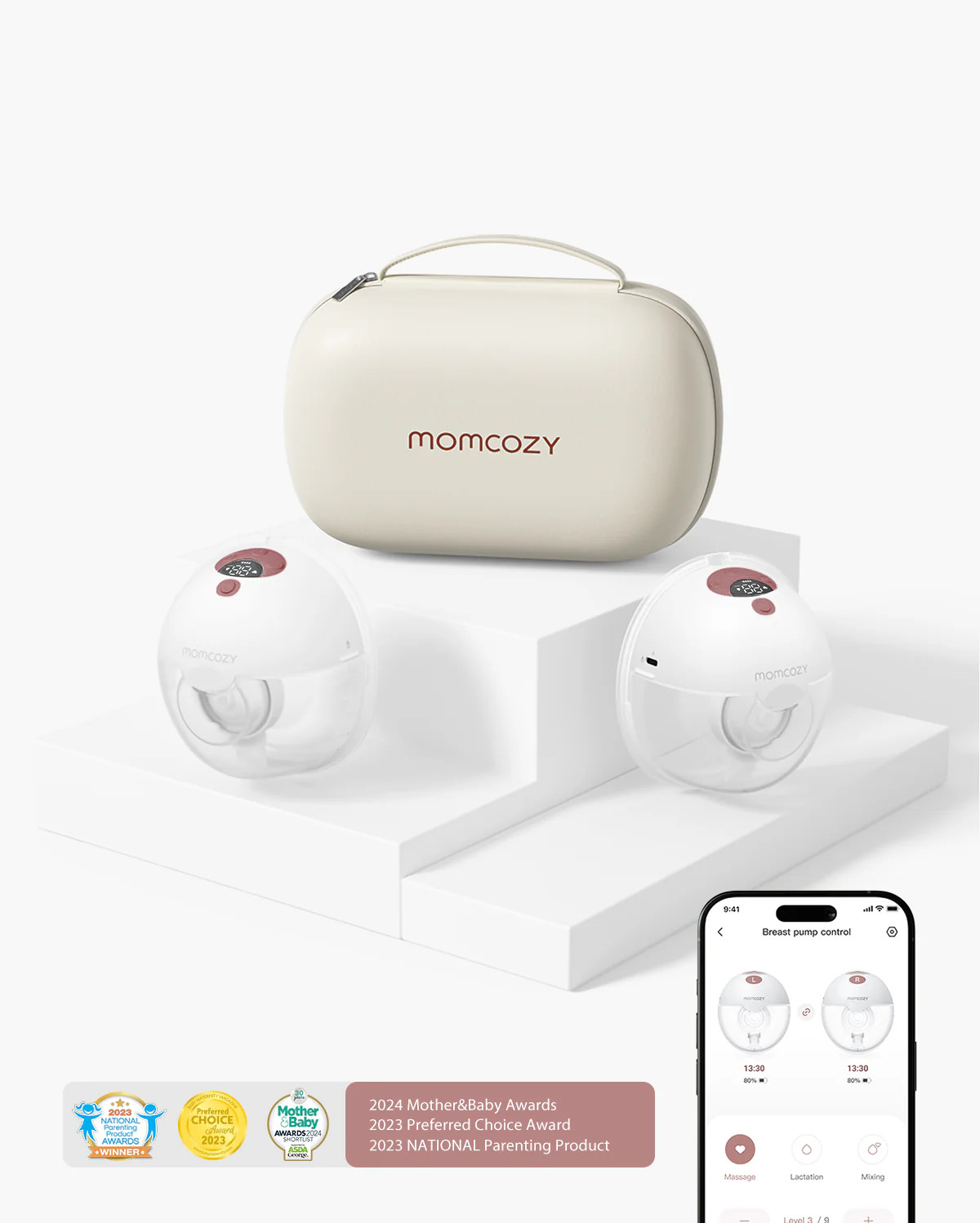 M5 Smart Wearable Breast Pump – Upgraded with App Control | Momcozy US
