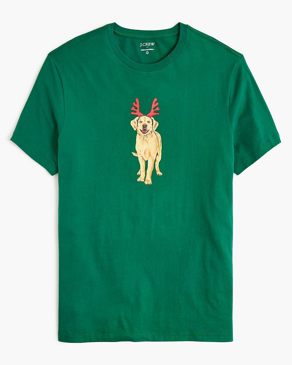 Dog with antlers graphic tee | J.Crew Factory